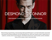 Tablet Screenshot of desmondoconnor.com